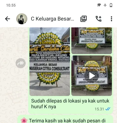 Pengiriman Papan Bunga Duka Condongsari Banyuurip