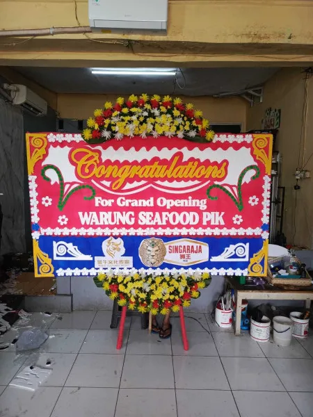 Papan Bunga Ucapan Selamat Condongsari Banyuurip